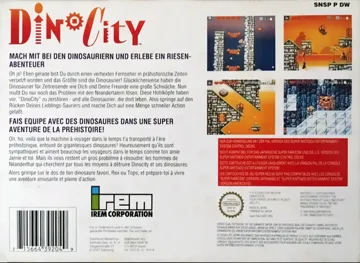 Dino City (Europe) box cover back